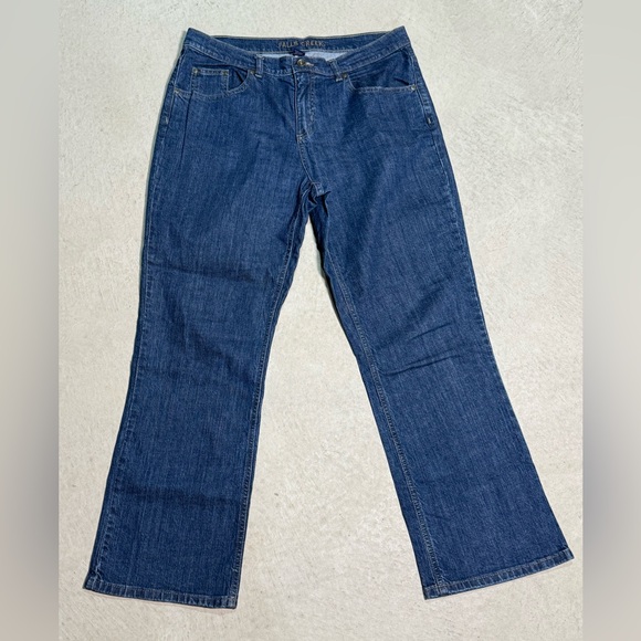 Falls Creek Women's Straight Leg Jeans Size 14S Short SM 253 - Picture 1 of 5